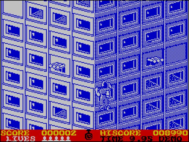 FireTrap - ZX Spectrum game screenshot (1987) by Electric Dreams